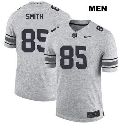 Men's NCAA Ohio State Buckeyes L'Christian Smith #85 College Stitched Authentic Nike Gray Football Jersey ES20W27PN